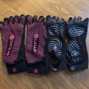 Gaiam yoga toes socks-2 pairs